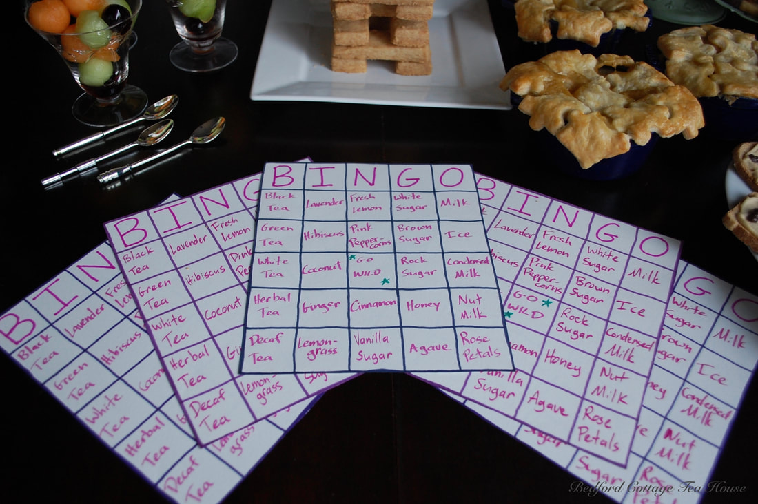 Bingo Tea Cards